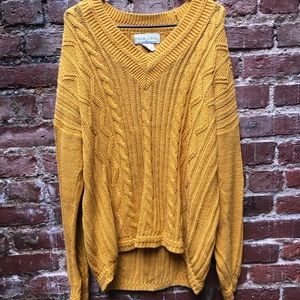 Oversized Yellow Sweater